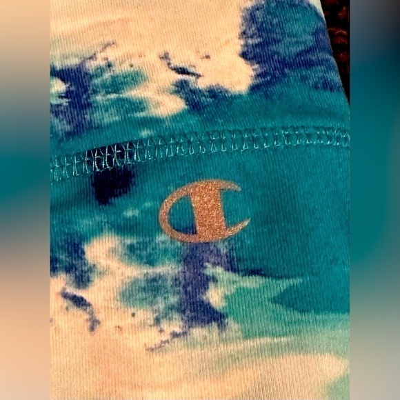 CHAMPION Small Powertrain Blue/White Multicolored Women’s Leggings EUC - Picture 5 of 5